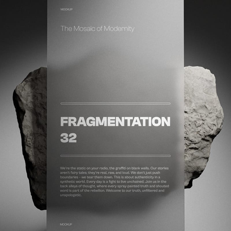 Translucent Paper Mockup PSD