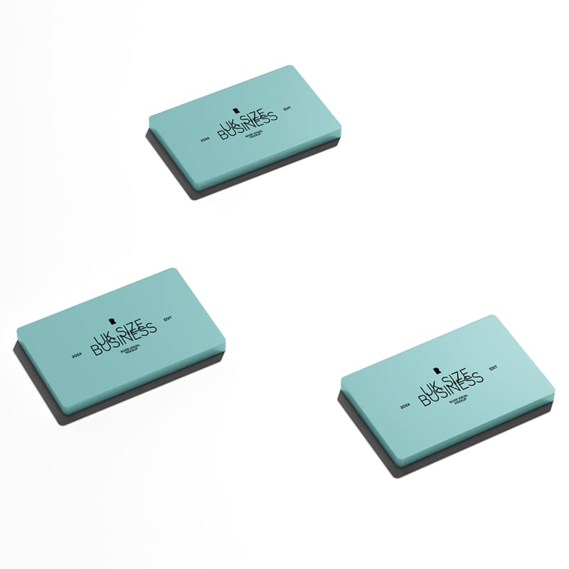 UK Size Business Card Mockup