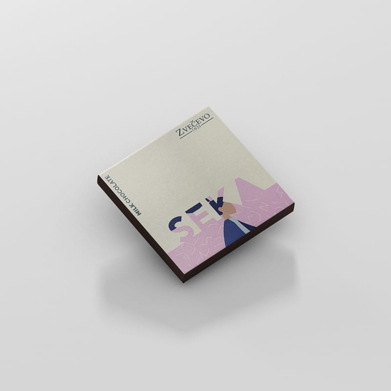 Chocolate Package Mockup PSD