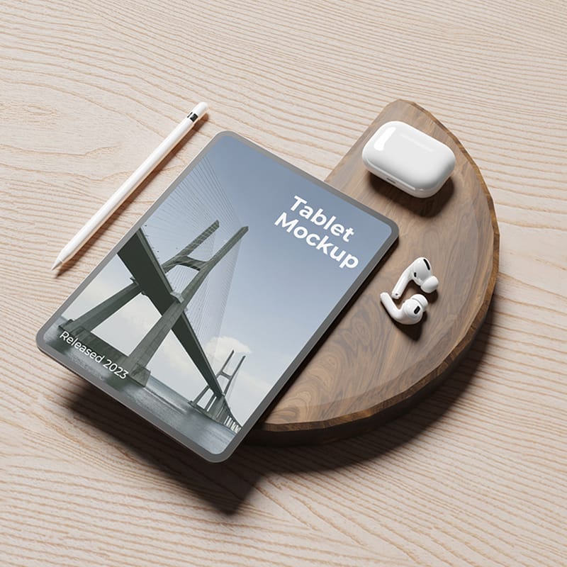 Clean iPad Pro Mockup