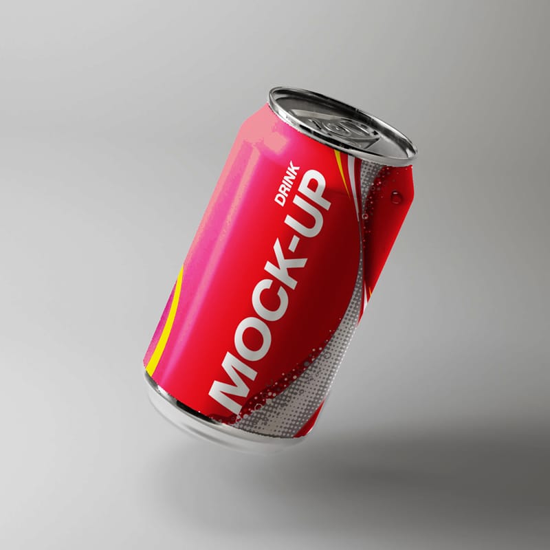 Cola Bottle Mockup PSD