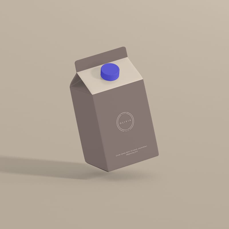 Crud Box Packaging Mockup PSD