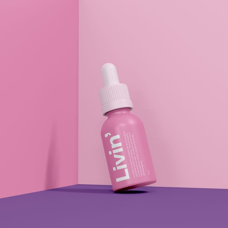 Dropper Bottle Mockup Design PSD