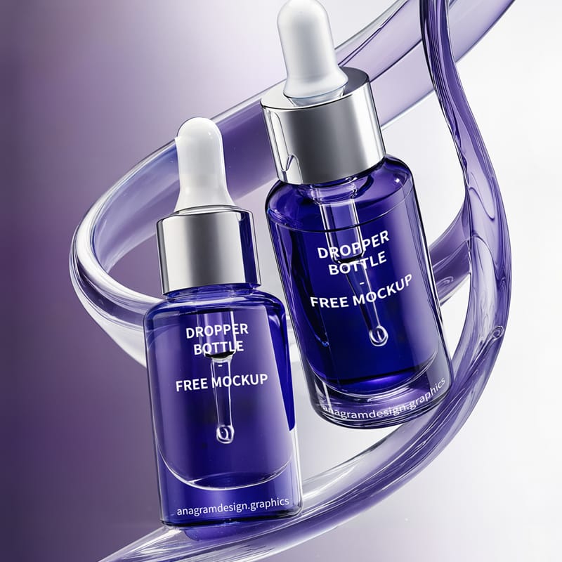 Droppler Bottle Mockup PSD