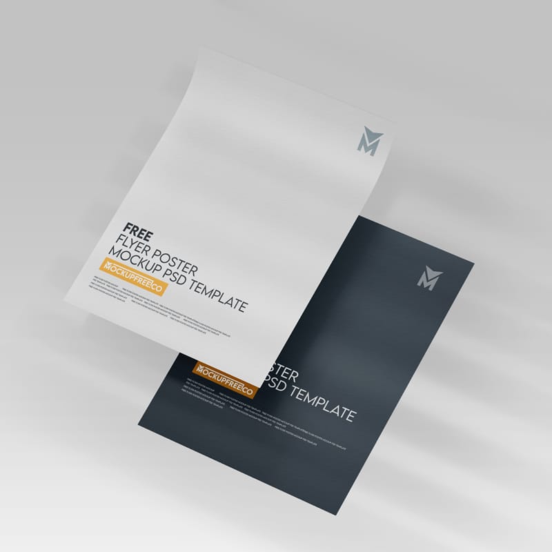 Flyer Poster Mockup Template PSD
