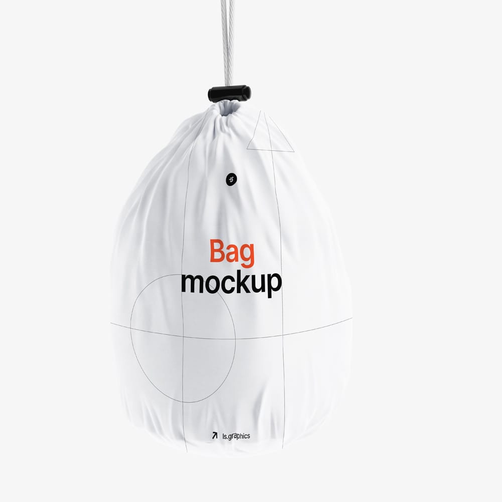 Free Fabric Bag Mockup PSD