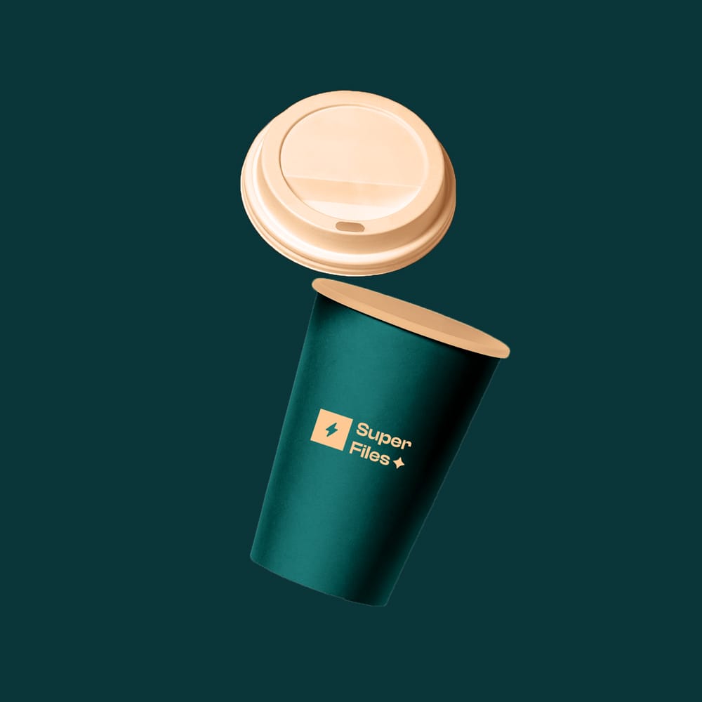 Free Logo Coffee Cup Mockup PSD