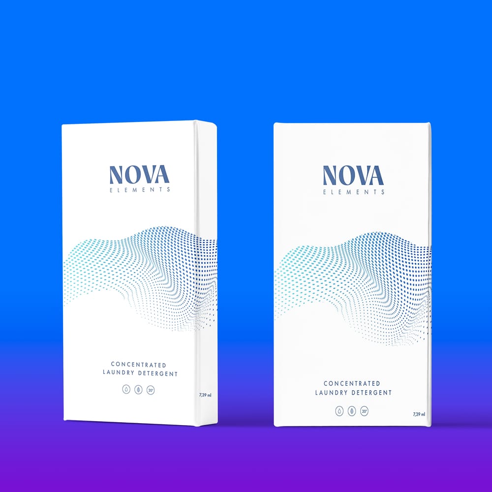 Free Novo Packaging Box Mockup PSD