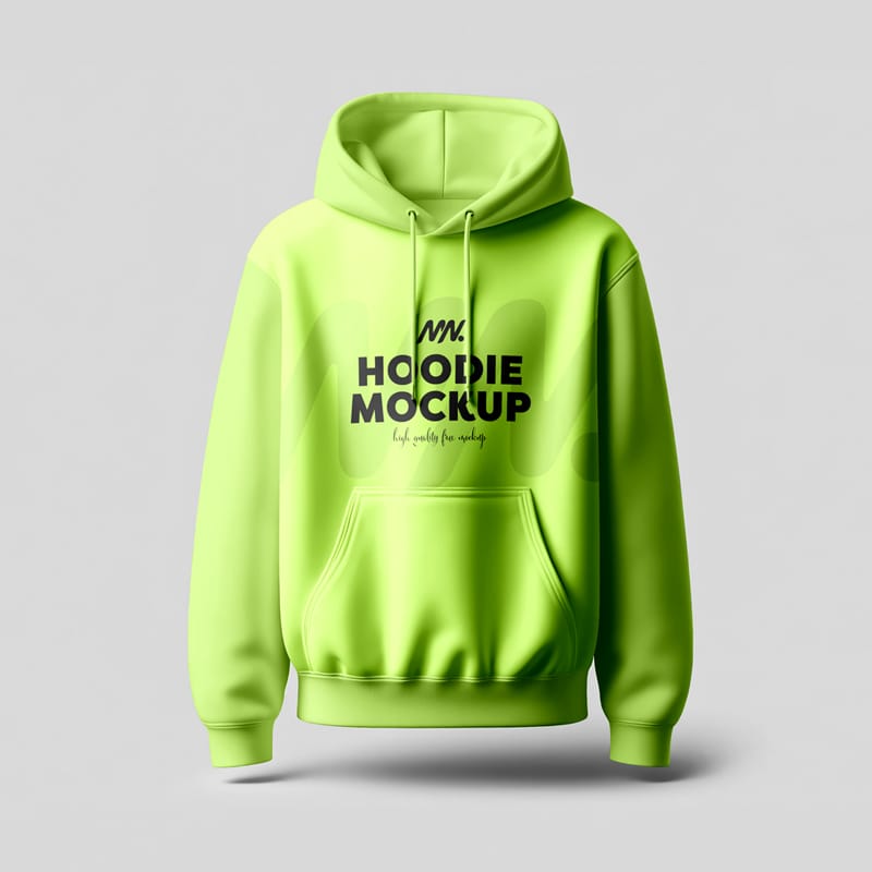 Hoodie Mockup Design Template PSD