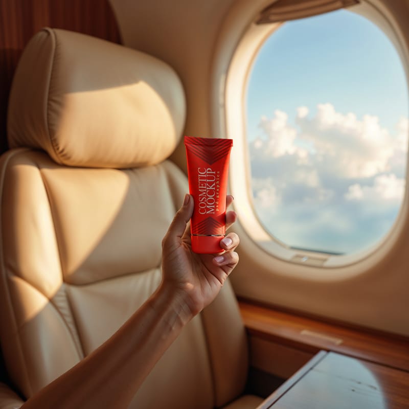 Luxury Cosmetic Product Mockup PSD