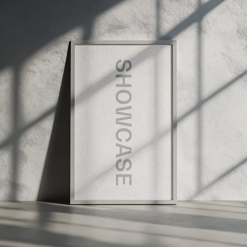 Minimalist Frame Mockup Template PSD