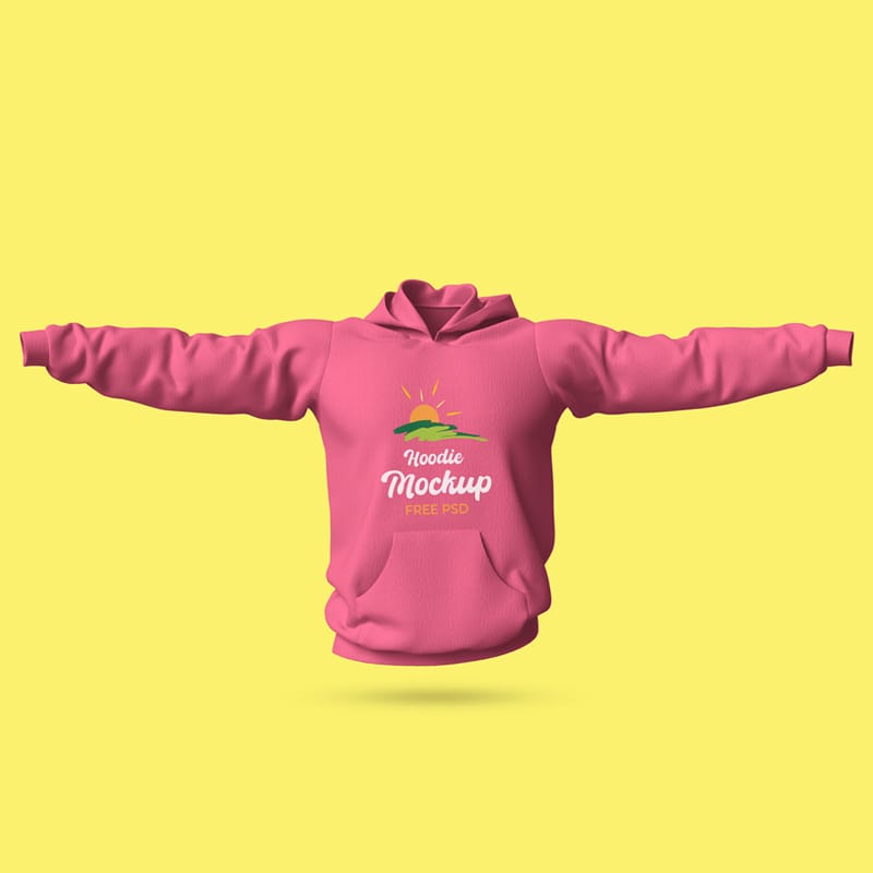 Photorealistic Hoodie Mockup PSD