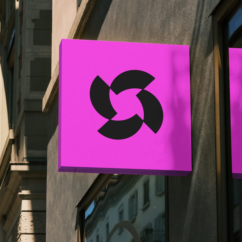 Urban Zurich City Sign Mockup PSD