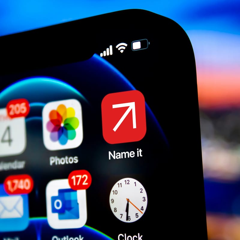 iOS App Icon Mockup PSD