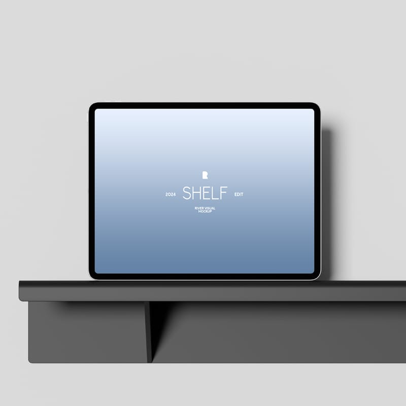 iPad Pro Shelf Series Mockup PSD