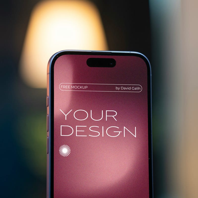 Apple iPhone 16 Mockup PSD