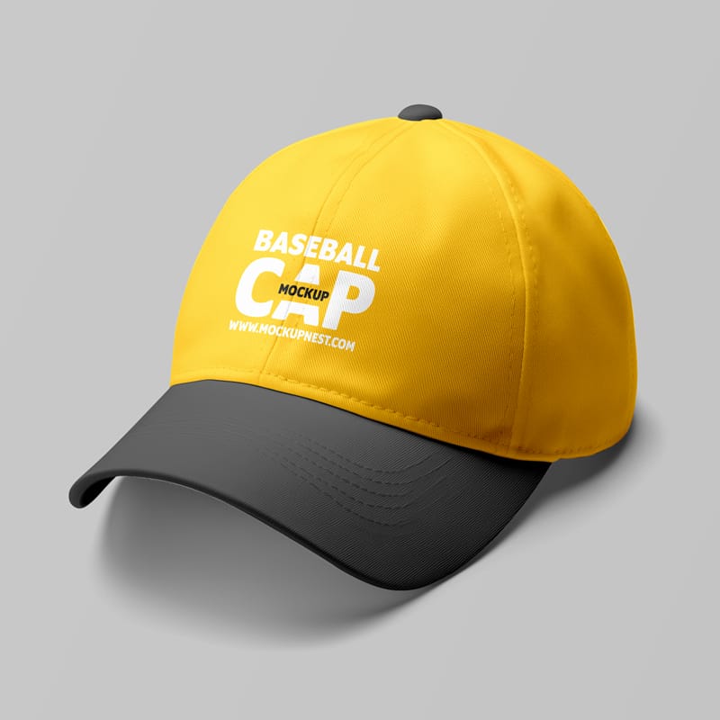 Baseball Cap Mockup Template PSD