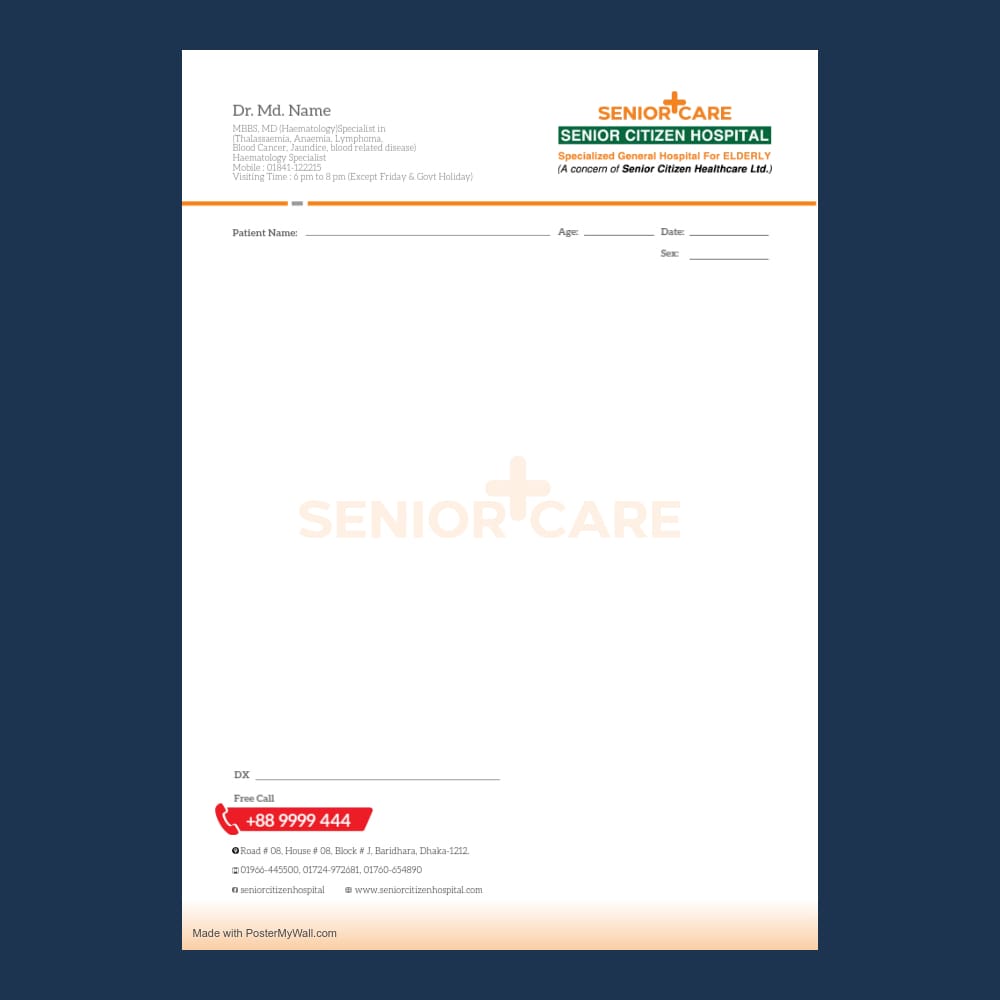 Doctor's Letterhead Template