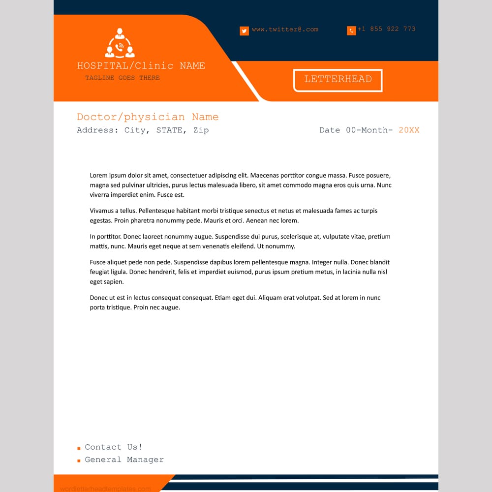 Doctor’s Letterhead Templates