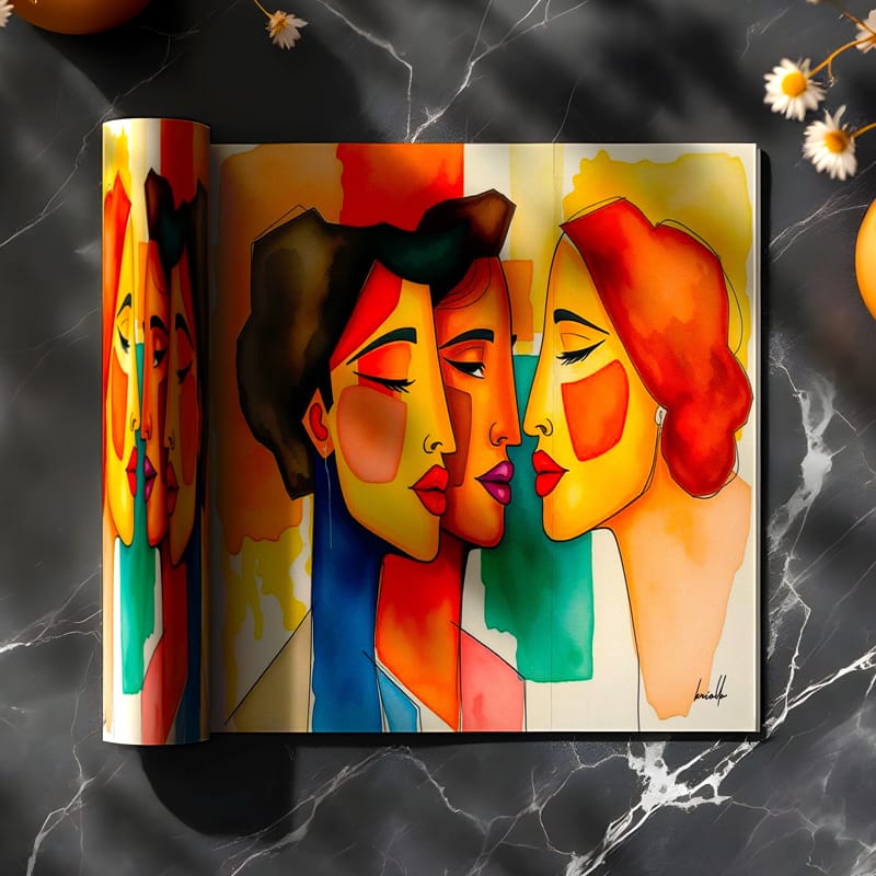 Drawing Notepad Mockup PSD