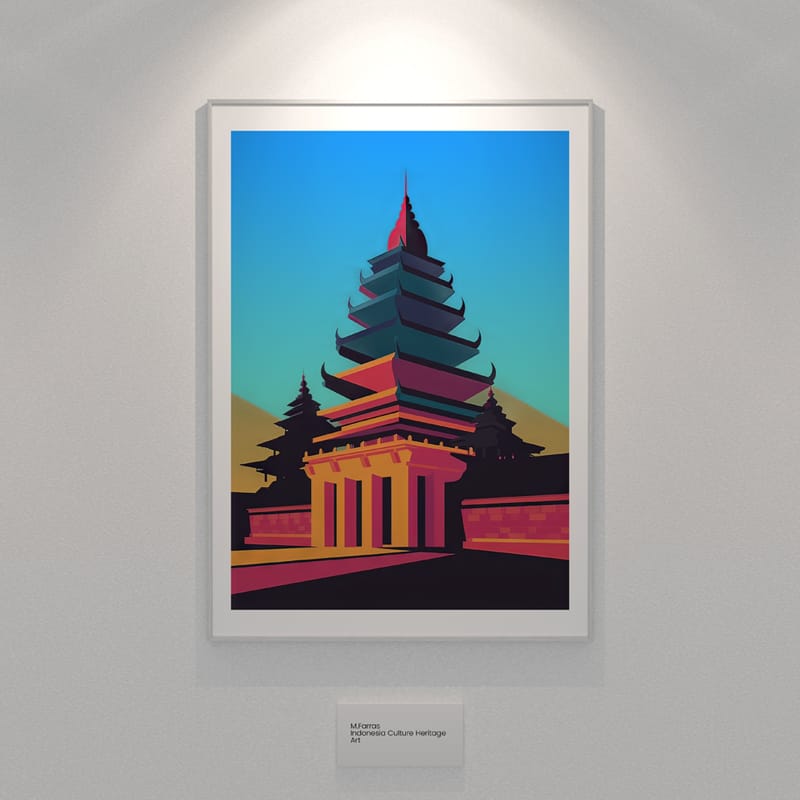 Exhibition Poster Frame Mockup PSD