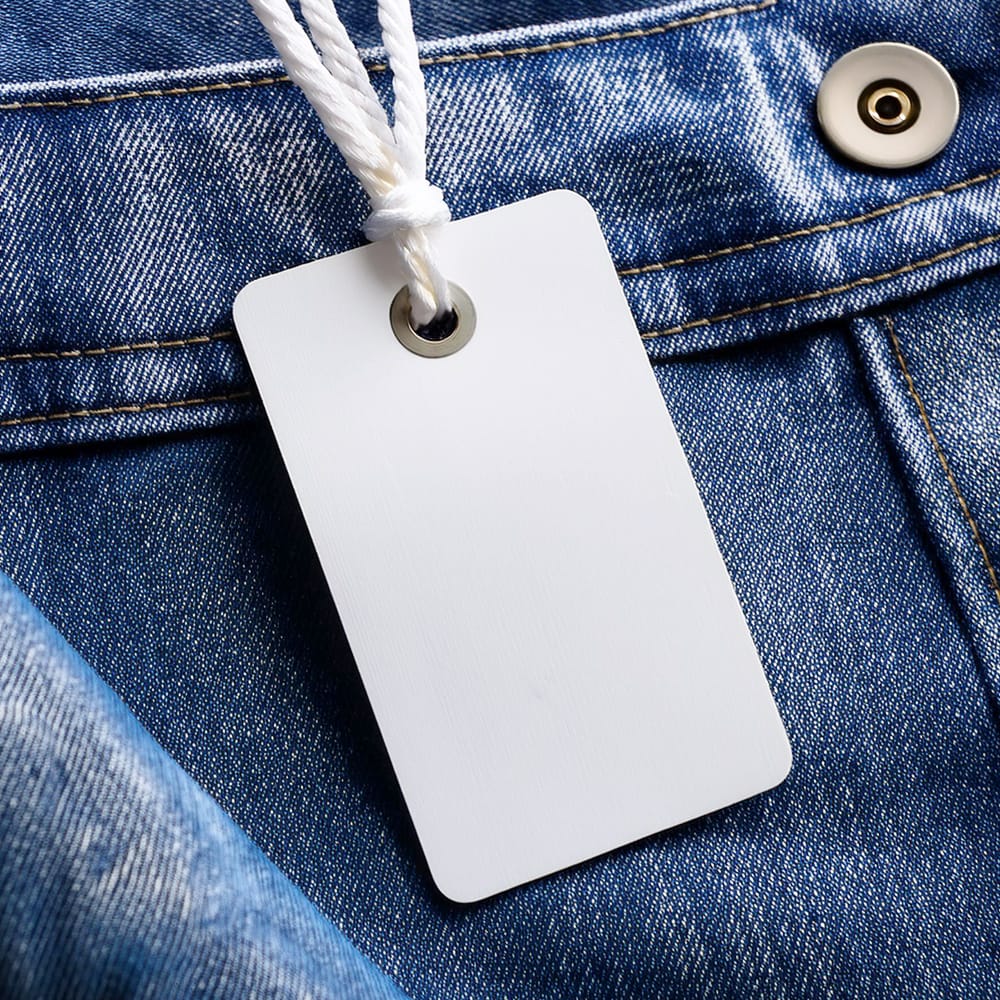 Free Apparel Label Tag Mockup Template PSD