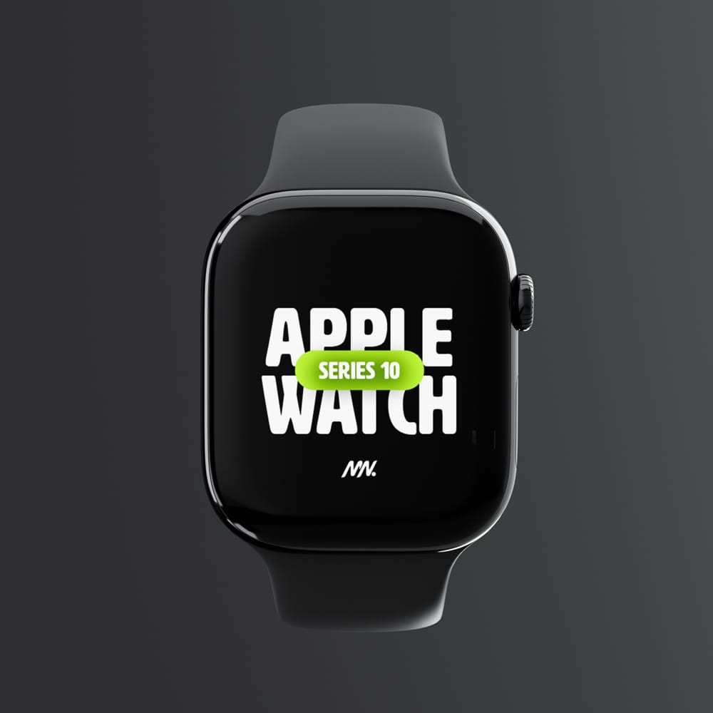 Free Apple Watch Series 10 Mockup Design PSD