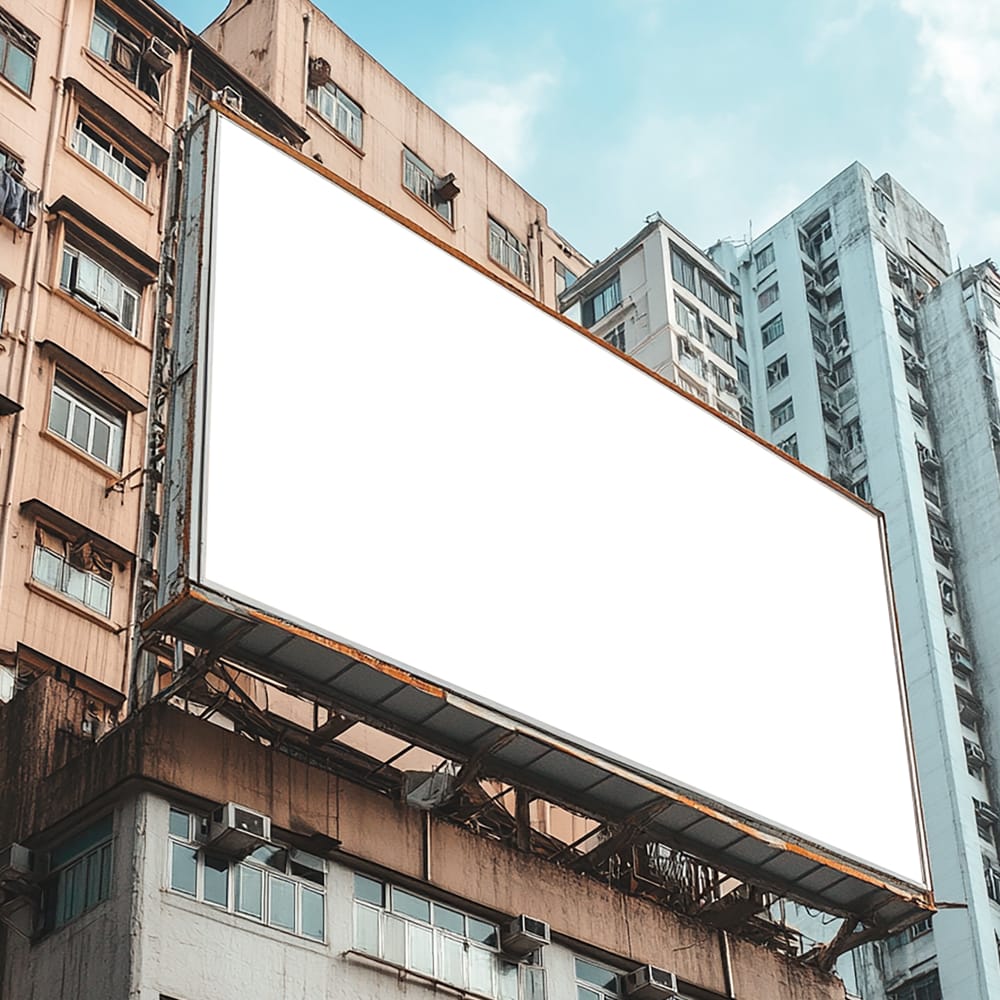 Free Building Billboard Mockup Design PSD