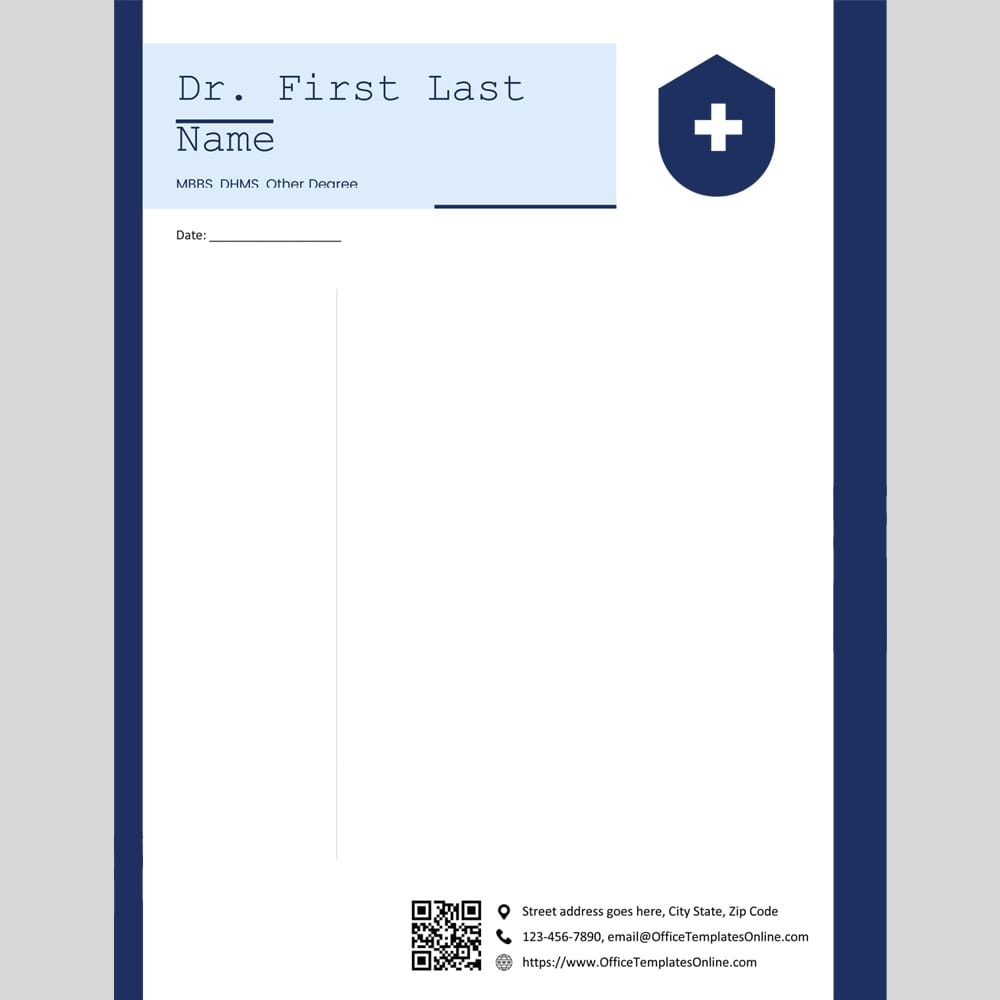 Free Doctor Letterhead Templates