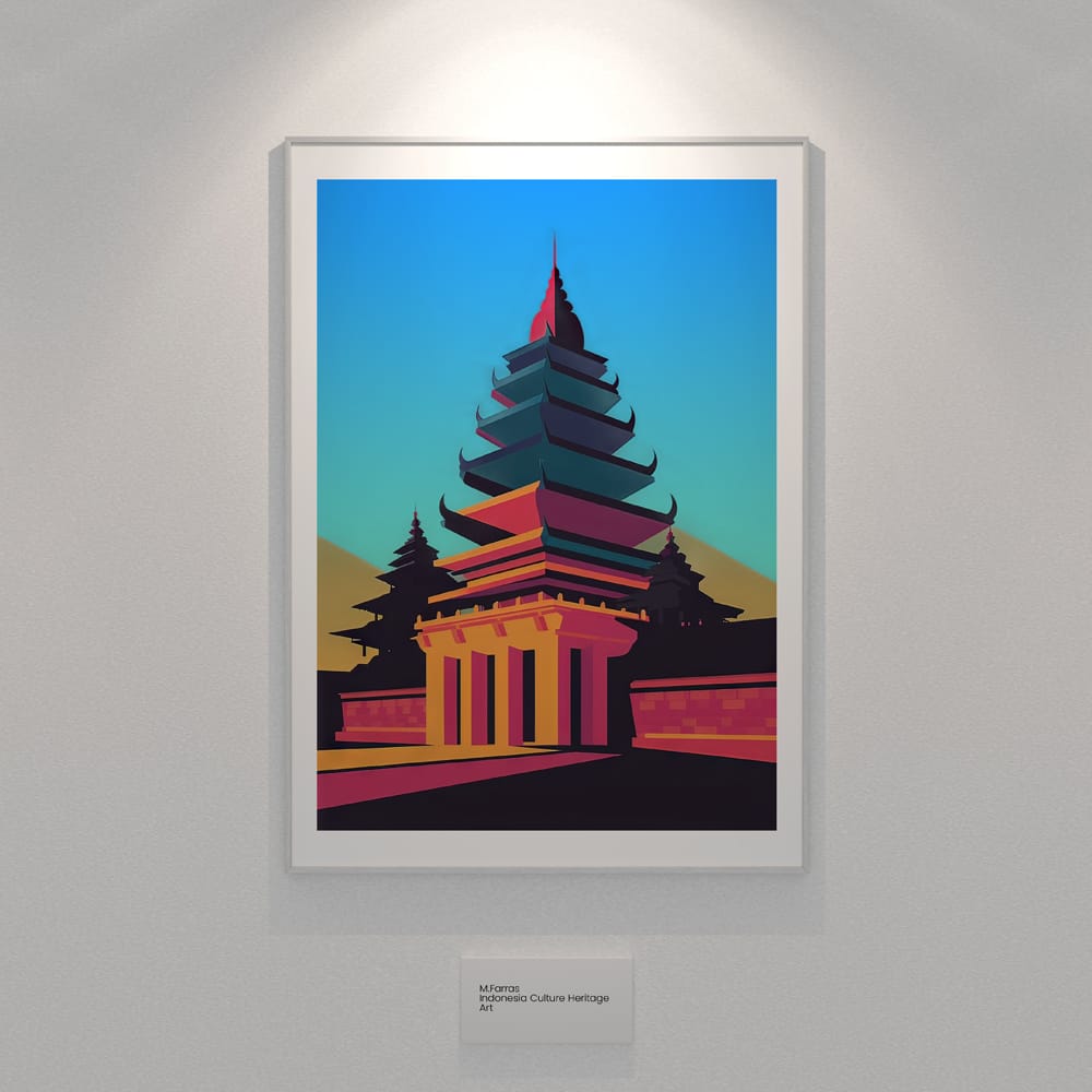 Free Exhibition Poster Frame Mockup PSD