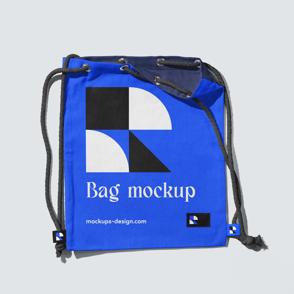 Free Linen Bag Pack Mockup PSD