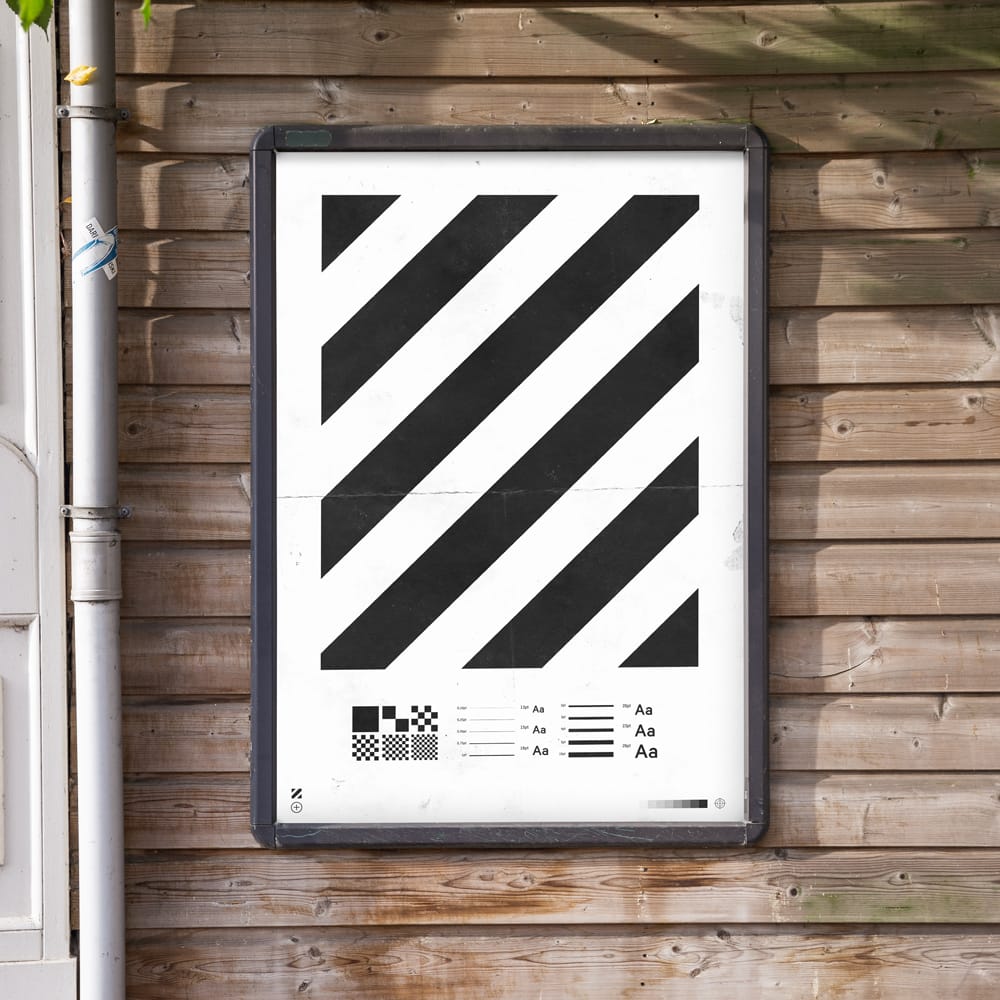 Free Outdoor City Poster Mockup Template PSD