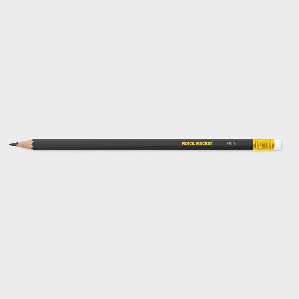 Free Pencil Mockup Set PSD