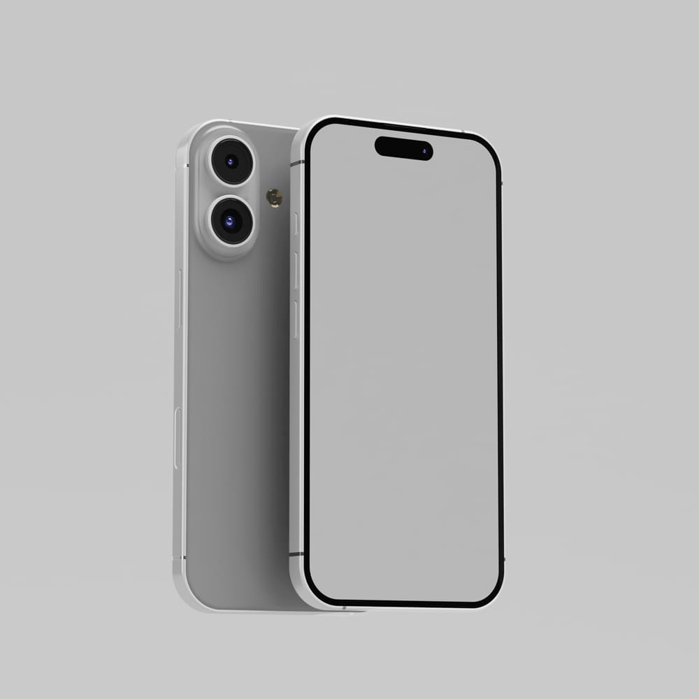 Free Photorealistic iPhone 16 Mockup Template PSD