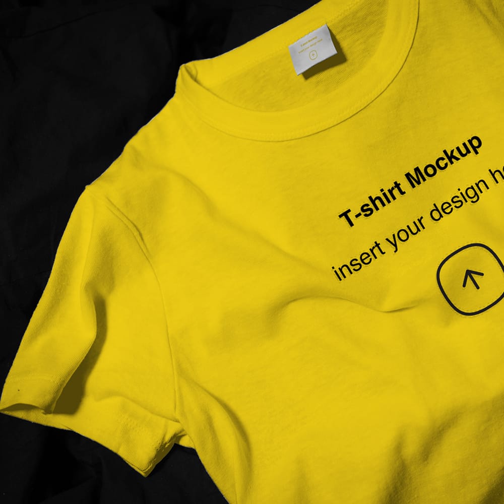 Free Realistic Oversized T-shirt Mockup Template PSD