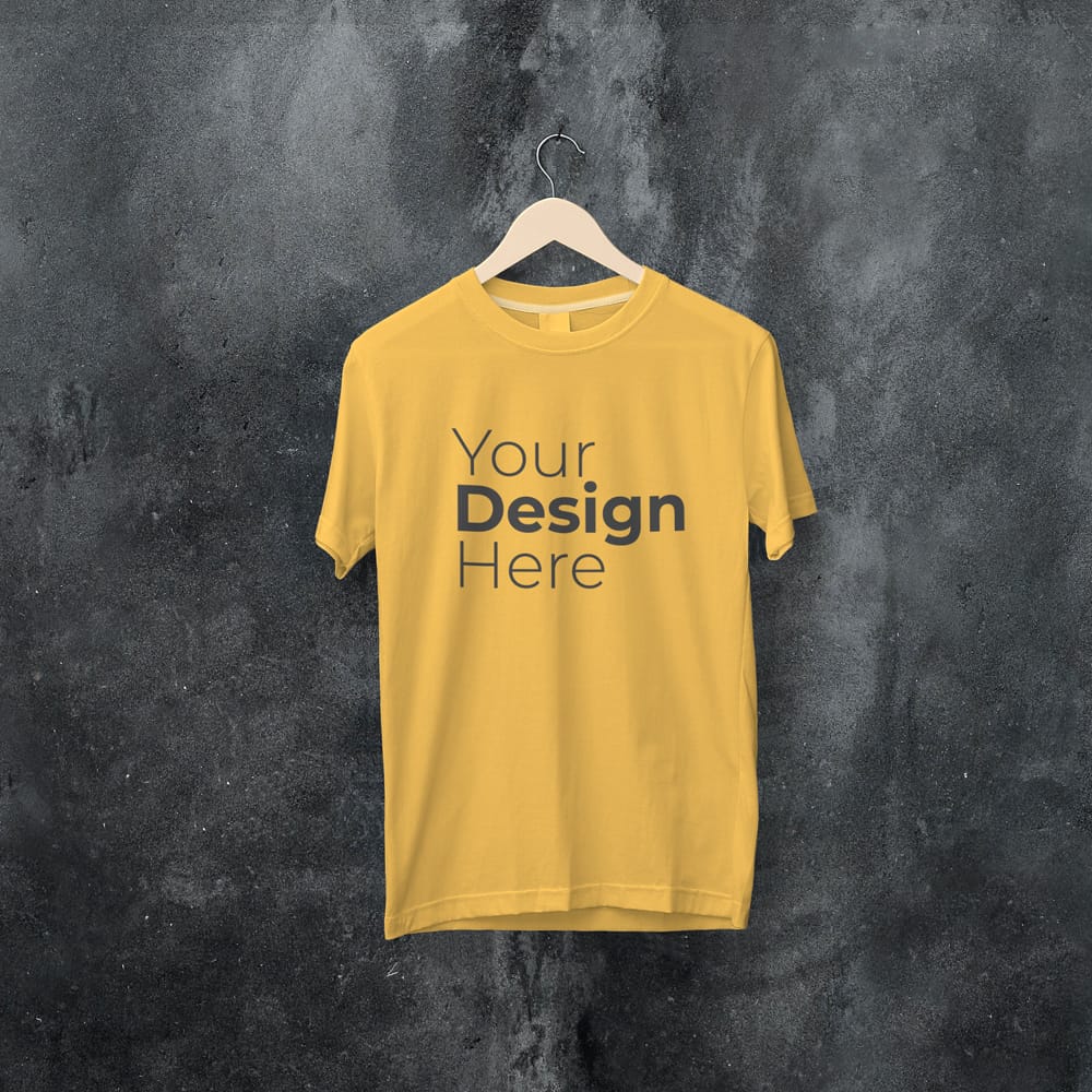 Free Realistic Tshirt Mockup PSD