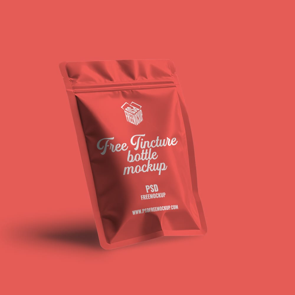 Free Seal Pouch Mockup PSD