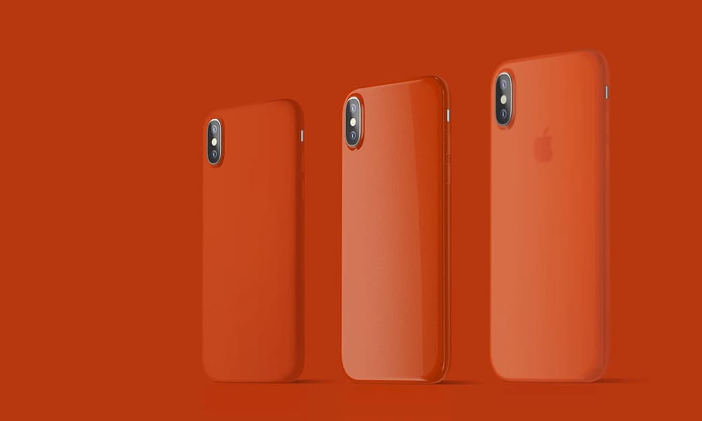 Free iPhone X Case Mockup PSD