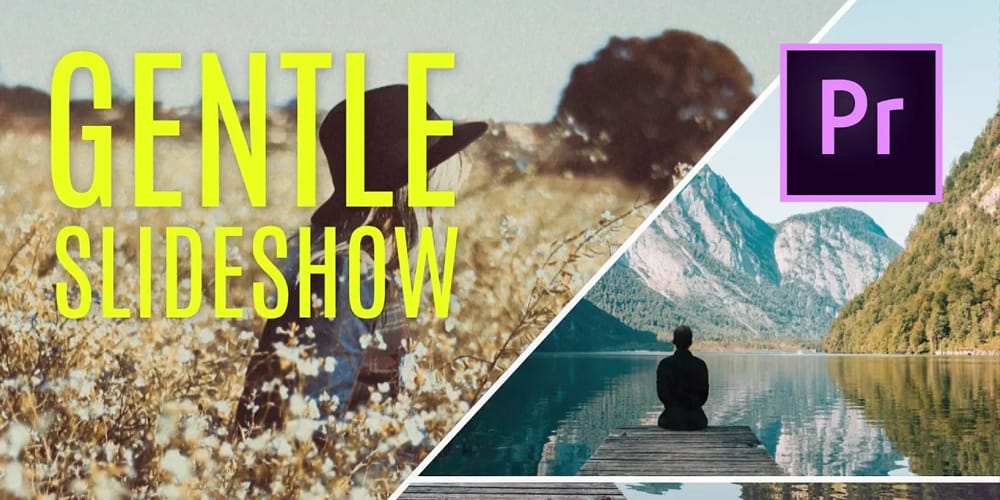 Gentle Photo Slideshow Premiere Pro Template