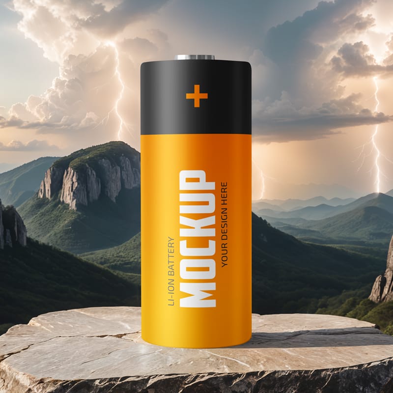 Li-Ion Battery Mockup PSD