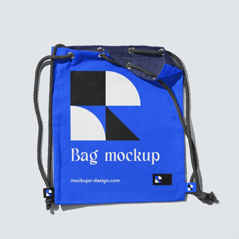 Linen Bag Pack Mockup PSD