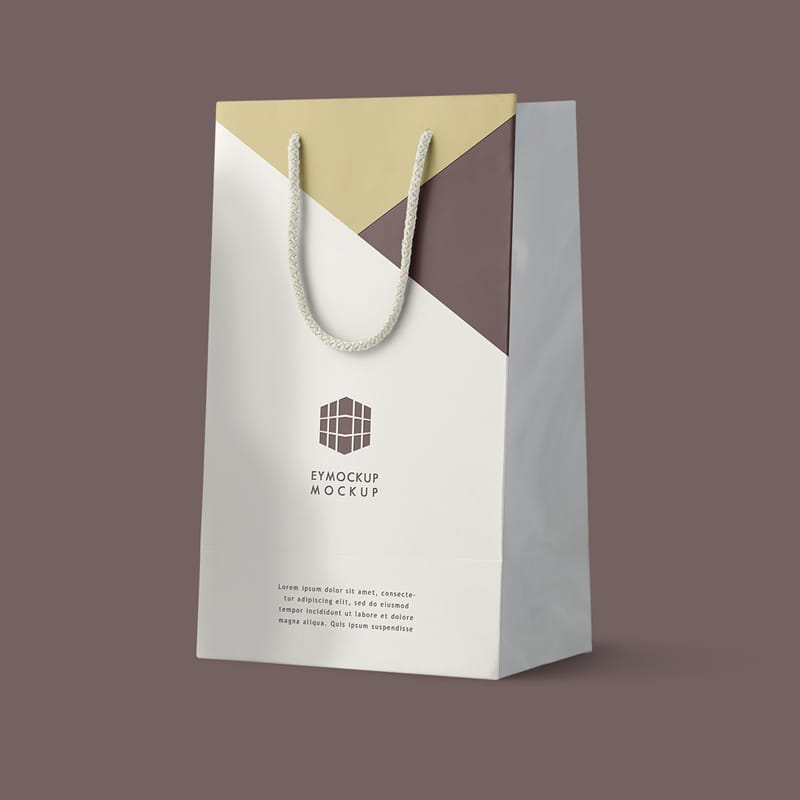 Luxury Shopping Bag Mockup PSD