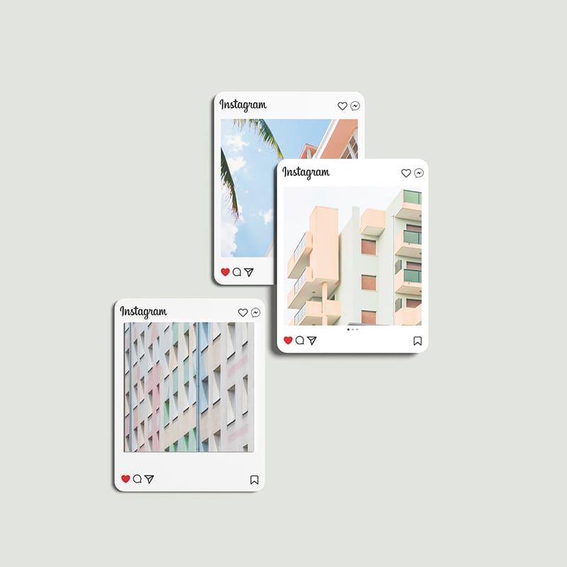 Minimalist Social Media Post Mockup PSD