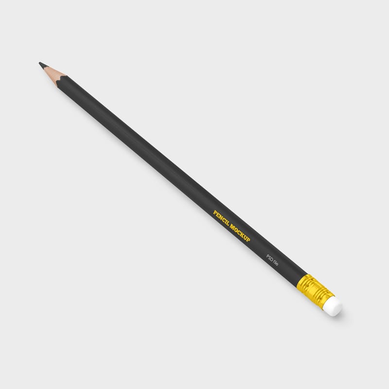 Pencil Mockup Set PSD