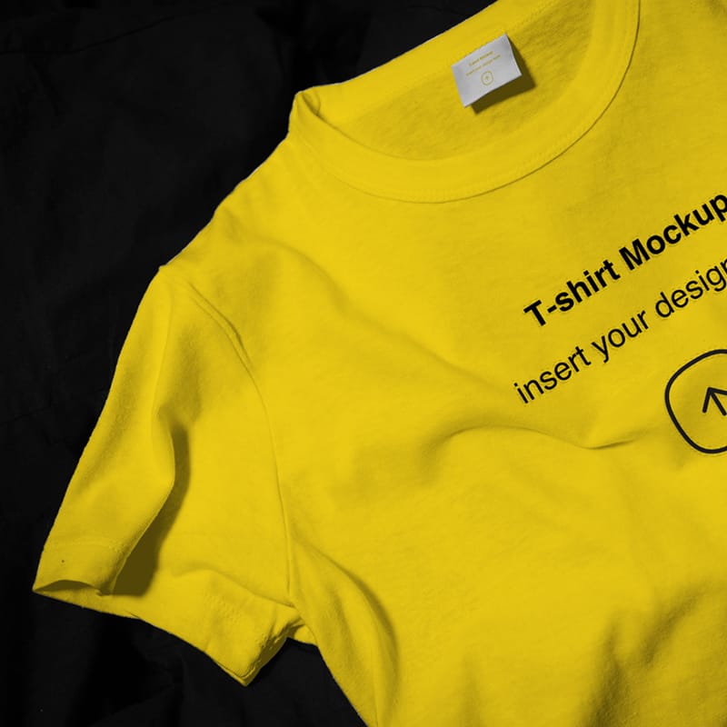 Realistic Oversized T-shirt Mockup Template PSD