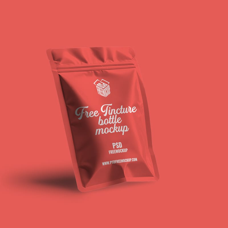 Seal Pouch Mockup PSD