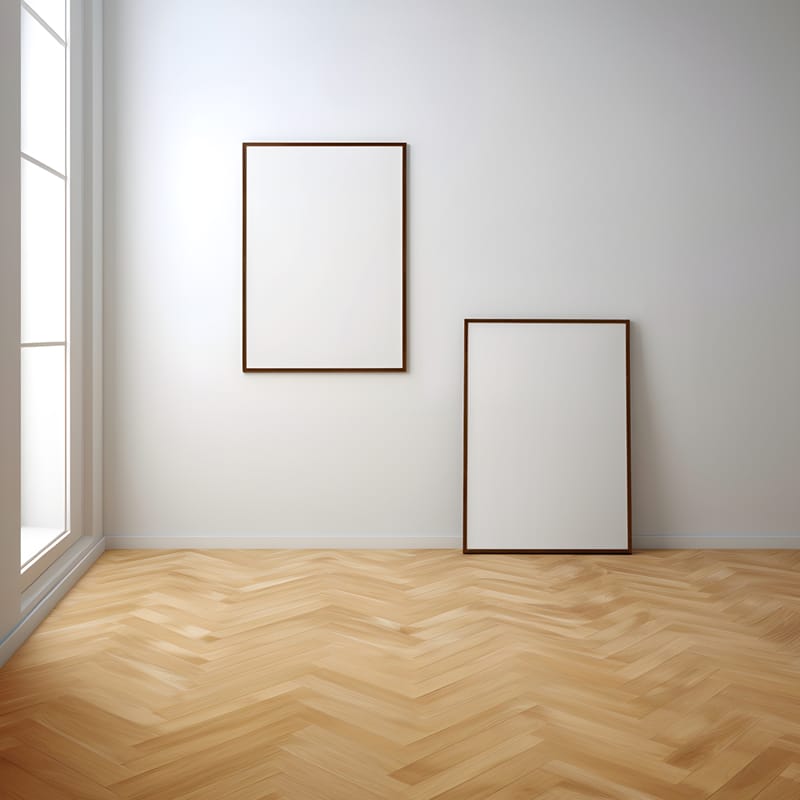 Set of Two Frames Minimal Loft Mockup PSD