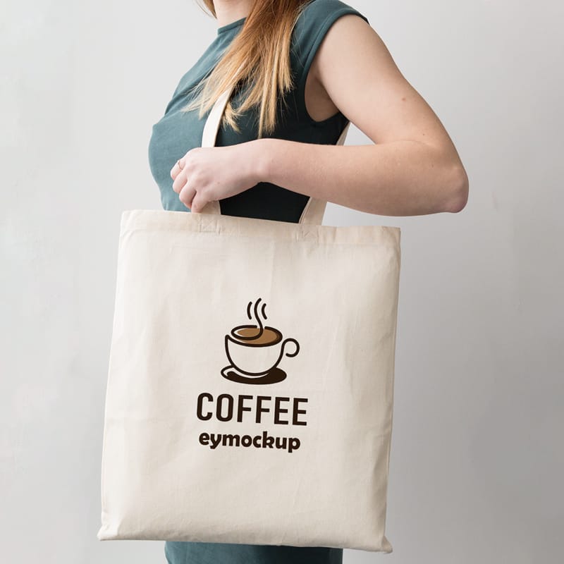 Shopping Tote Bag Mockup Template PSD