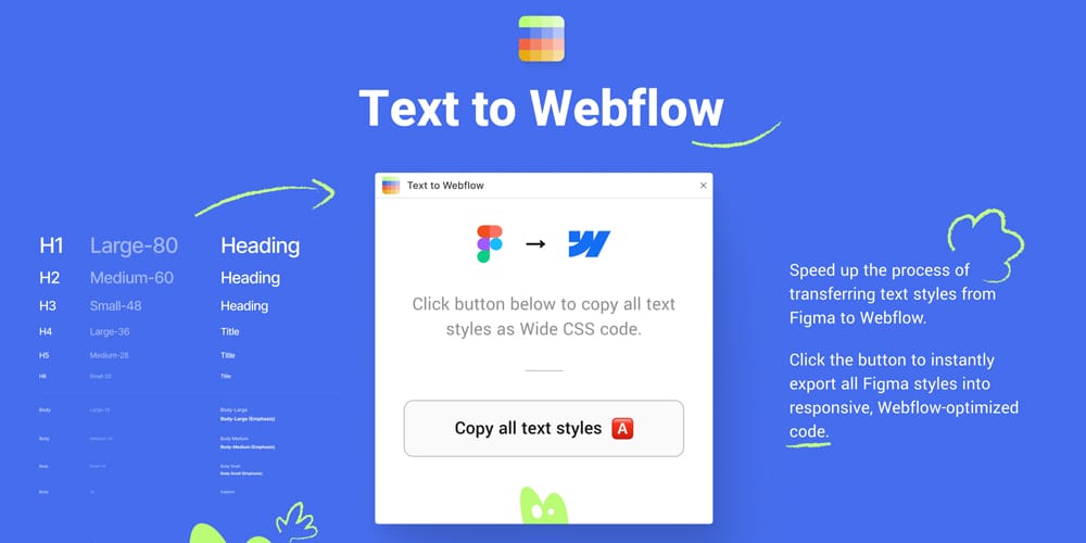 Text to Webflow