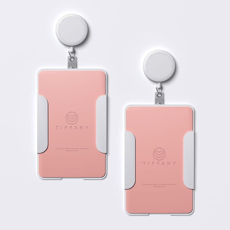 Twin Identity Card Mockup PSD